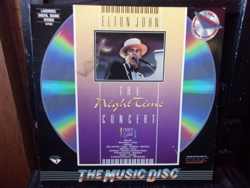 Laserdisc Video Elton John The Night Time Concert - Recital