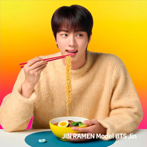 Ramen Coreano Jin Ramen Version Bts Suave Una Caj De 20 Pz