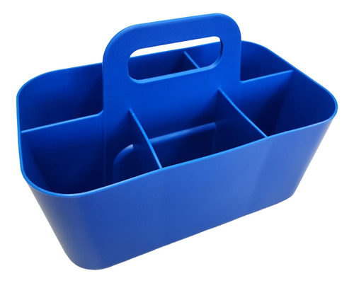 Organizador De Plástico Apilable Con Asa 6 Compartimentos Pa