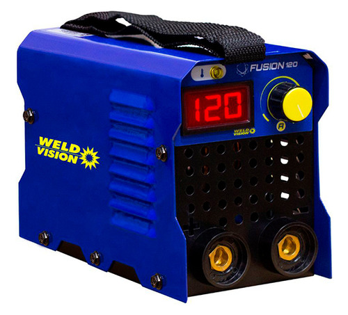 Inversora De Solda Eletrodo 120a Weld Vision Fusion 220v Cor Azul Frequência 50 Hz/60 Hz