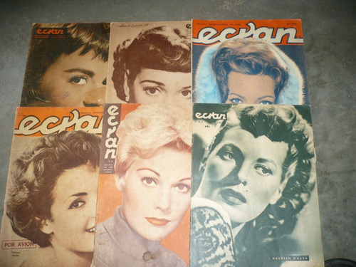 Revistas Ecran De Cine Antiguo Ediciones Chilenas