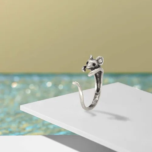 Anillos de animales de plata new arrivals