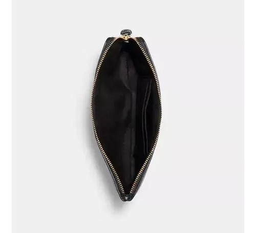 Wristlet Coach Grande Monedero Con Muñequera Original Marrón Oscuro Monogram