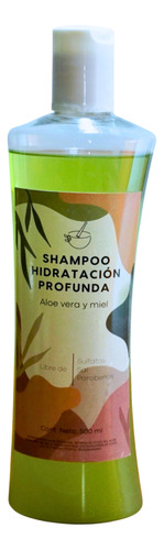 Shampoo Hidratante De Aloe Vera Y Miel