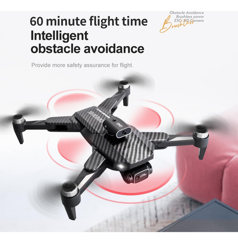 1080p Hd Fpv Drones Plegables Con Motores Sin Escobillas, Rc