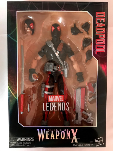 Deadpool 12 Pulgadas Agent Of Weapon X Marvel Legends Series