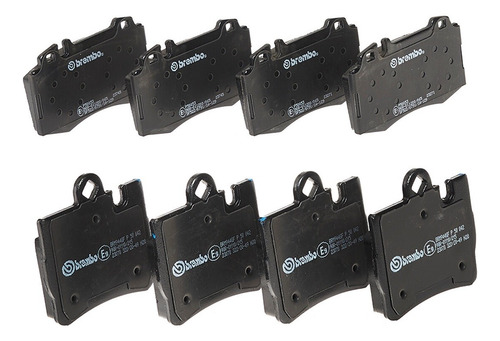 Set Balatas Bajos Metales Del + Tras Cl600 2001/2002 Brembo