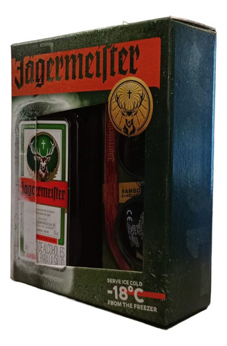 Licor De Hierbas Jagermeister  Gafas Ba - mL a $149