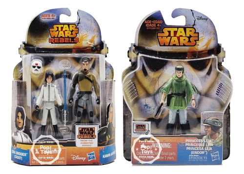 Outlet Ocdl - Hasbro Star Wars Rebels - Ezra Kanan And Leia