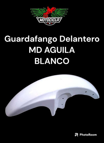 Guardafango Delantero Moto Md Aguila Blanco