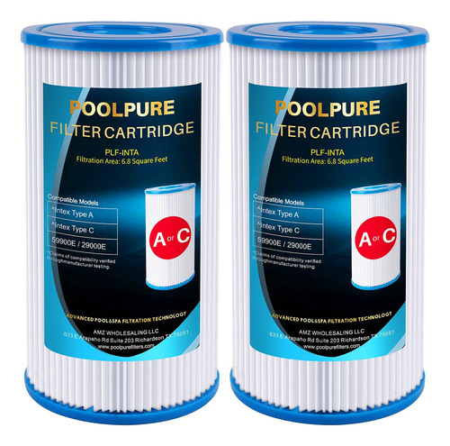 Filtro Poolpure Repuesto Para Tipo A O C, Compatible C...