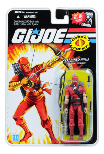 Gi Joe Comic Series Cobra Enemy Red Ninja The Enemy