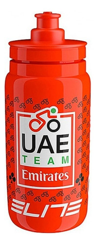 Caramanhola Ciclismo Garrafa Elite Fly 550ml Cor UAE Emirates