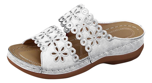 Yt Slipper Verano Casual Talla Grande Color Liso Para Mujer