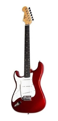 Guitarra Eléctrica Leonard Le365mrd Stratocaster Zurdo Red