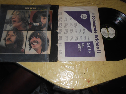 Vinilo The Beatles Let It Be Excelente !! De Coleccion !!