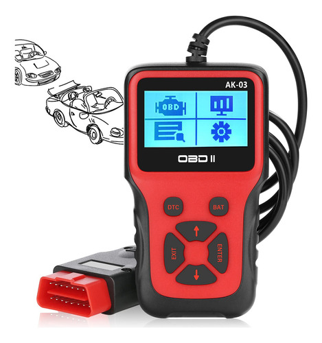 Akface Escner Obd2, Lector De Cdigo De Coche Obd Ii Para Ver