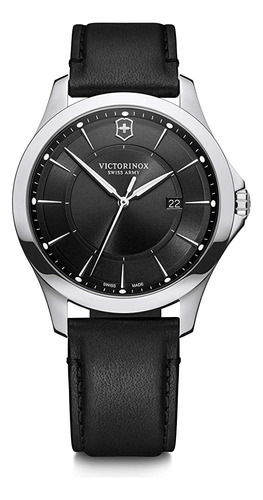 Victorinox Alliance Ø40, Black Dial, Silver Bezel, Black