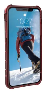 Funda Uag Para iPhone X 5.8 Screen Plyo Crimson