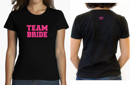 Camiseta Playera Mujer Team Bride Equipo De La Novia College