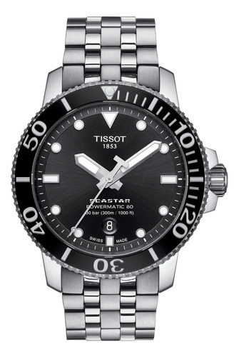 Tissot Seastar - Reloj Casual De Acero Inoxidable 660/ Para.