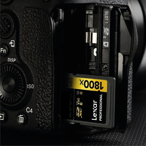 Tarjeta de memoria Lexar Professional Tarjeta SD profesional de 256 GB y 270 mb