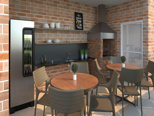 Imagem 2 de 9 de Apartamento, 1 Dorms Com 54.25 M² - Campo Da Aviação - Praia Grande - Ref.: Ter62 - Ter62