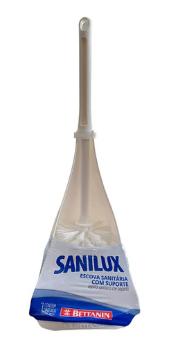 Escova Sanitária Com Suporte Branca Sanilux Bettanin