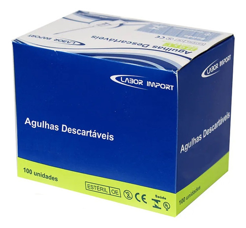 Agulha Preta 25x07 Hipodermica Intramuscular (22gx1) Cx 100