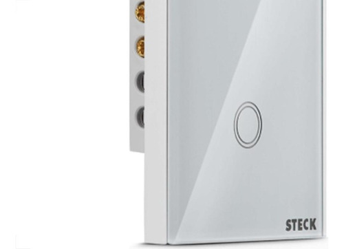 Interruptor Steck Smarteck 2 Modulos Touch Wi-fi Bivolt Bran