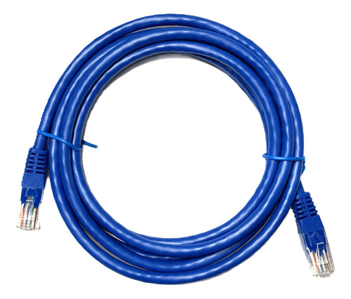 Cable De Red Patch Cord Utp Categoria 6 De 2 Metros Longitud