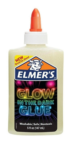 Pegamento Adhesivo Glow In The Dark Glue Elmers 147ml Slime