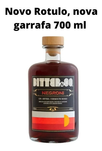 Negroni Artesanal Bitter & Co. 750ml, 2 Uni - Frete Gratis