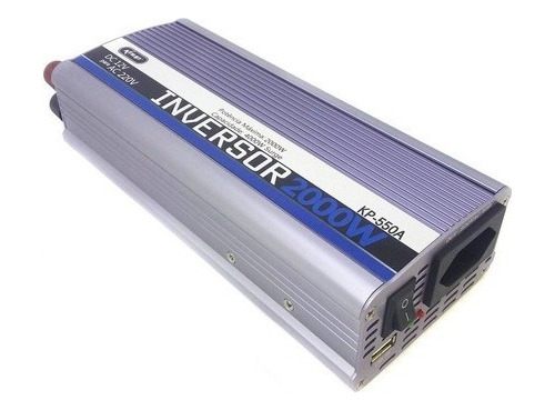 Inversor Tensão Conversor Veicular 2000w 12v P/ 220v Kp-550a