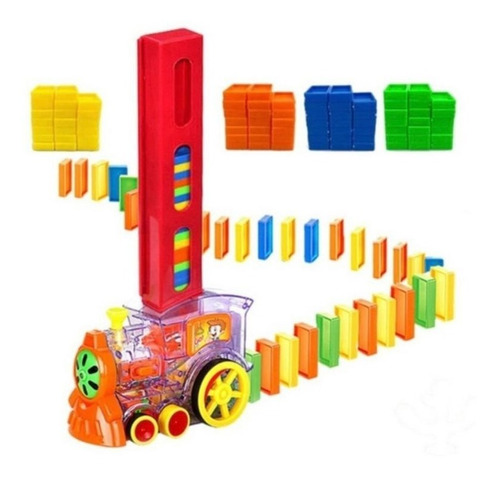 Tren Domino Automático Eléctrico Para Niños