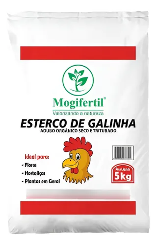 Esterco De Galinha (frango) Emb. 5kg