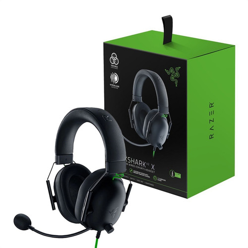 Imagen 8 de 9 de Audífonos Diadema Gamer Razer Blackshark V2 X / Sonido 7.1