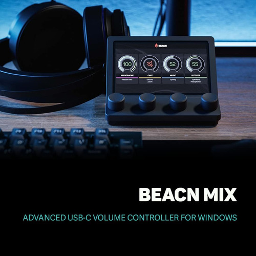 Mezcla Beacn Controlador De Audio Usb C Windows Con Una De 5