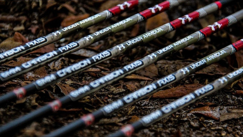 12 Flechas Carbono P/ Arco Easton Axis Under Armour S/plumas