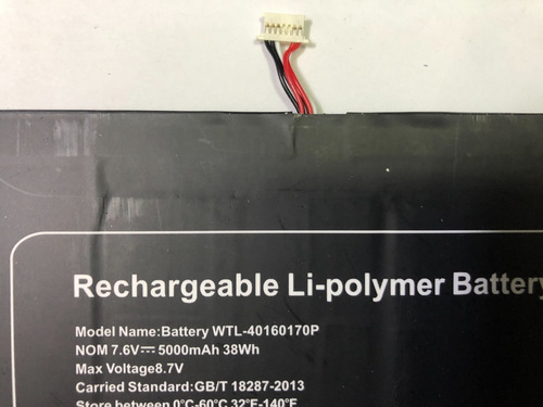 Repuesto Original Laptop Techpad Cosmos 13 (Usado)