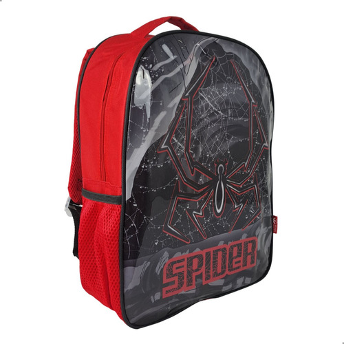 Mochila Infantil Escolar Menino Alça Reforçada Grande Cor Spider