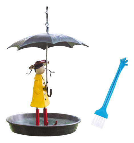 K Bird Feeder, Novedosa Cadena Metálica Para Colgar, Niña Y