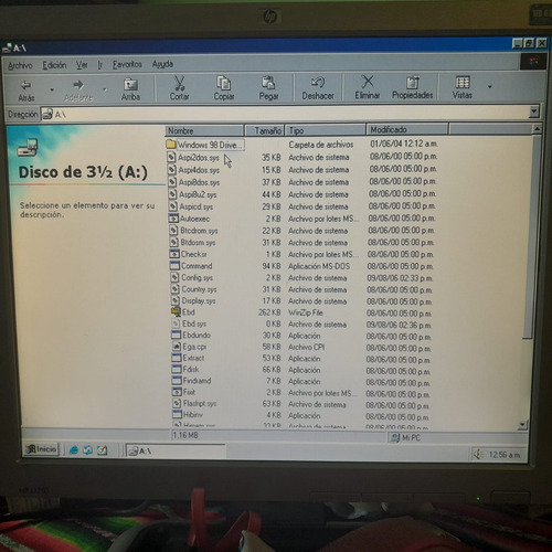 Pc Retro Coleccionista Hp Vectra Vl400 Dr 20gb Ram 128mb (Usado)
