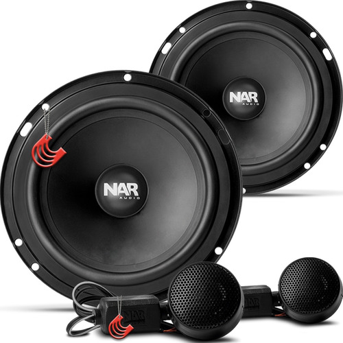 Kit Duas Vias 6 Polegadas 100wrms Nar Audio Allegro 60.kt.a