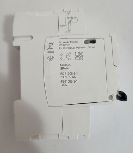 Interruptor Diferencial 2p 25a 10ma Ac Schneider A9r10225