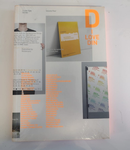 Libro I Love Type 04 - I Love Din  Diseño *sk