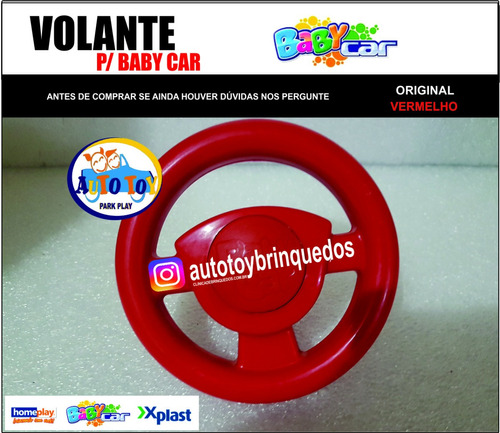 Volante Para Baby Car - X-plast - Homeplay