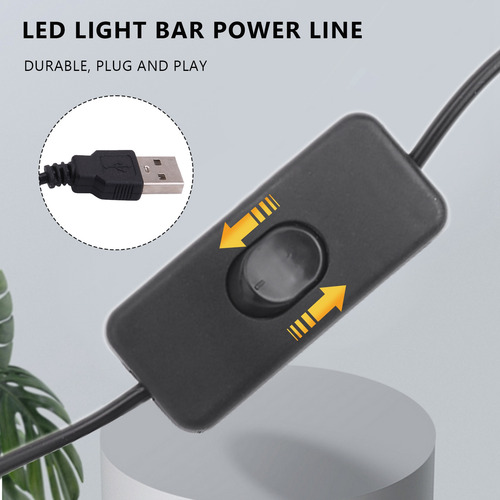 Cable De Extensión Usb A Macho A Hembra Con Interruptor/off-