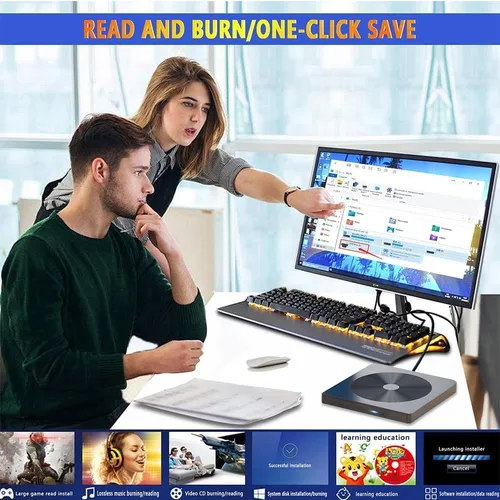 Compatible Externo Con Un Quemador Portátil Portable Player