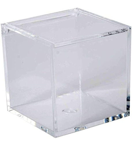 Cajas De Acrílico Transparente 1.97x 1.97x 1.97 PuLG.